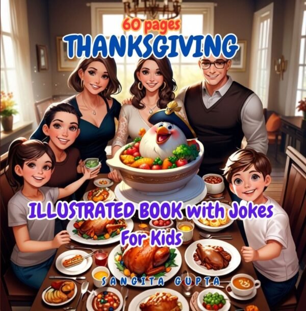 Thanksgiving Coloring Book with Jokes