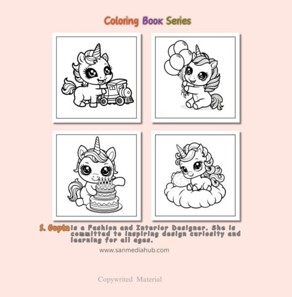 Unicorn Coloring Book - 4 to 8 years - Image 3