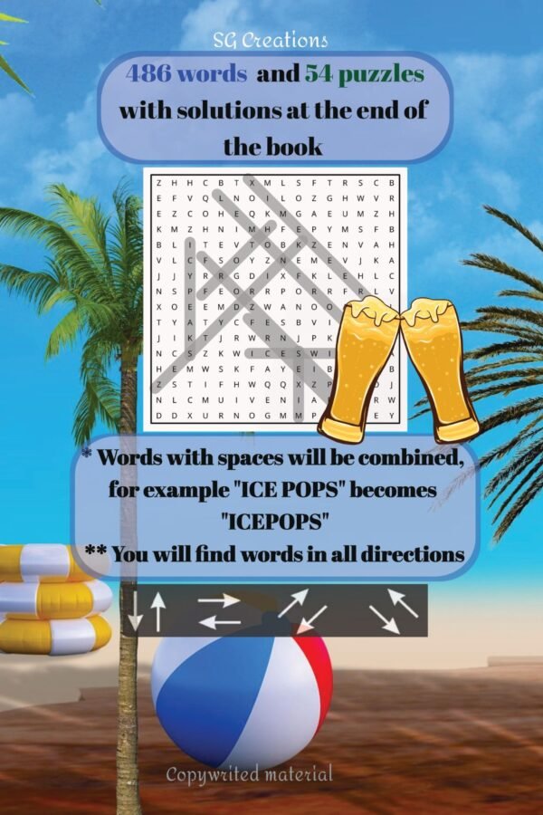 Summer Drinks Word Search - Image 3