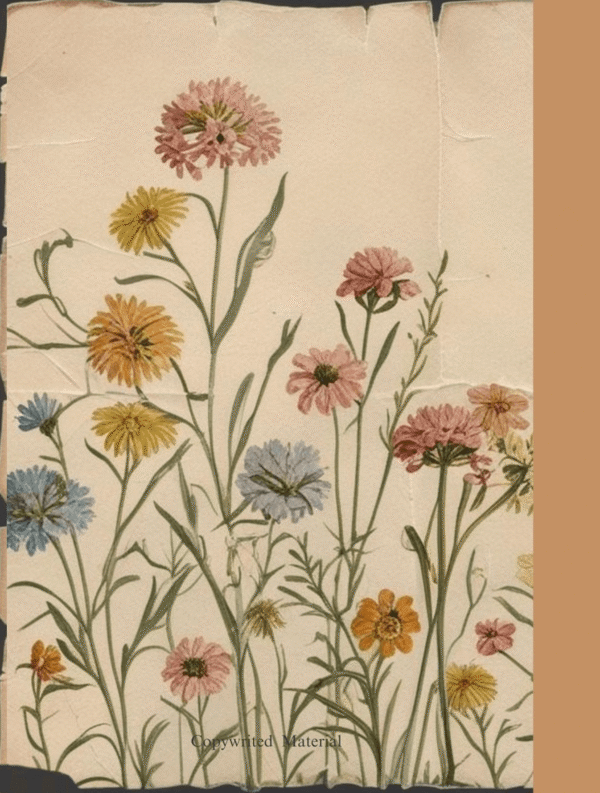 Composition Notebook Vintage Floral3A - Image 2