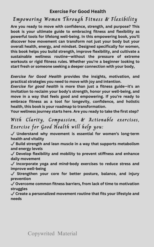 Exercise for Good Health - Image 3
