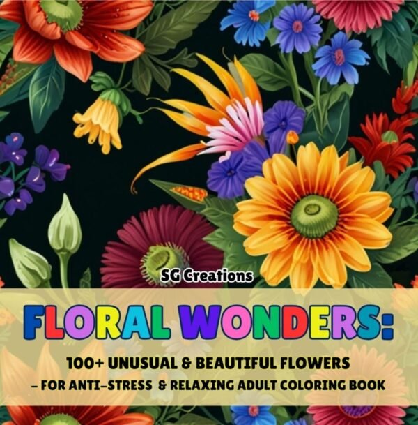 Floral Wonders Coloring Book for Adults