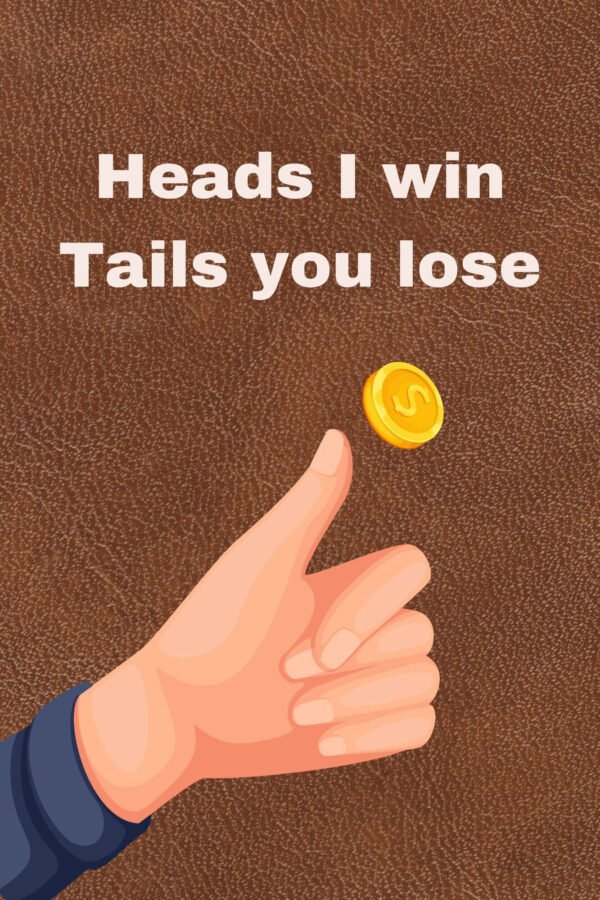 Heads I Win Tails You Lose Notebook (Office Humor)