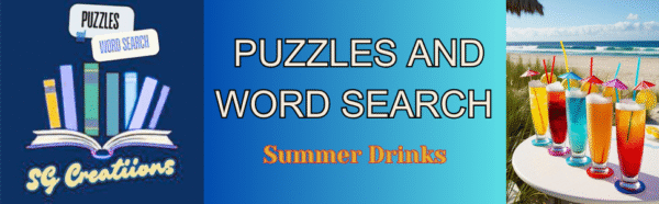 Summer Drinks Word Search - Image 4
